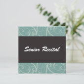 Elegante Senior Overweging Kaart (Staand voorkant)