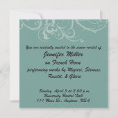 Elegante Senior Overweging Kaart (Achterkant)