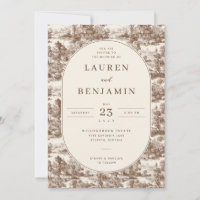 Elegante Sepia Pastorale Illustraties