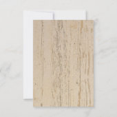 Elegante Sepia Water Rozen - Whitewash Wood Save The Date (Achterkant)