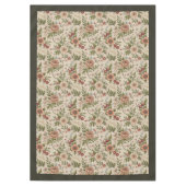 Elegante Shabby Chic Subtiele Bloemen Borduurwerk Tafelkleed (Voorkant)