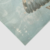 Elegante shabby chique vlinder & rozen tissue papi tissuepapier (Detail)