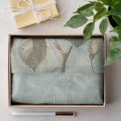 Elegante shabby chique vlinder & rozen tissue papi tissuepapier (Geschenk)