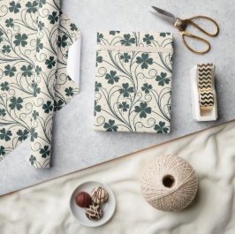 Elegante Shamrock Cadeaupapier