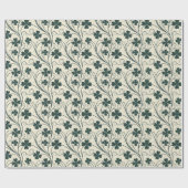 Elegante  Shamrock Cadeaupapier (Vlak)