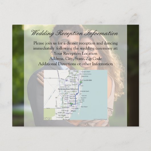 Elegante Sheer Overlay Foto Bruiloft Flyer (Voorkant)