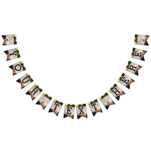 Elegante Sheer Overlay Foto Bruiloft Vlaggetjes (Alle)