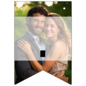 Elegante Sheer Overlay Foto Bruiloft Vlaggetjes (Eerste vlag)