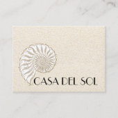 Elegante Shell belkaart / Contacten / Zakelijk Contactkaartje (Voorkant)