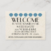 Elegante Shell belkaart / Contacten / Zakelijk Contactkaartje (Achterkant)