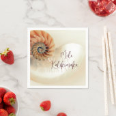 Elegante Shell Hawaiian Kerstmis Servet (Insitu)