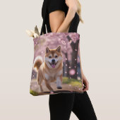Elegante Shiba Inu Canvas tas (Dichtbij)