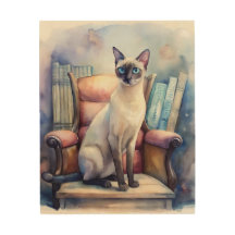 Elegante Siamese kat met Antiek charme –  W