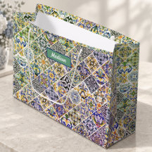 Elegante Siciliaanse mediterrane groene tegels