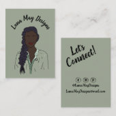 Elegante Sieraden Boss Vrouwen 1 Pin Visitekaartje (Voorkant / Achterkant)