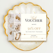 Elegante sieraden cadeaubon | Gold Discount Kaart