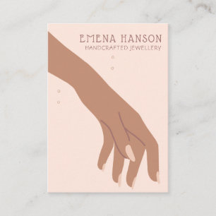 Elegante Sieraden Crafter Armband Hand display kaa Visitekaartje