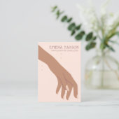 Elegante Sieraden Crafter Armband Hand display kaa Visitekaartje (Staand voorkant)