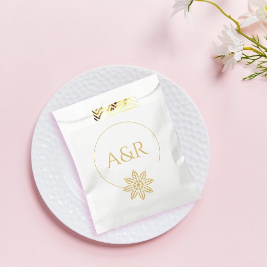 Elegante sieraden geïnspireerd lijst & initialen b bedankzakje