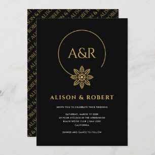 Elegante sieraden geïnspireerd lijst & initialen b kaart