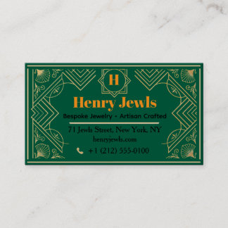 Elegante sieraden - Luxe sieraden Visitekaartje