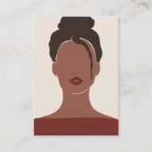 Elegante sieraden oorbellen Display Kaart Contactkaartje (Voorkant)