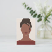 Elegante sieraden oorbellen Display Kaart Contactkaartje (Staand voorkant)