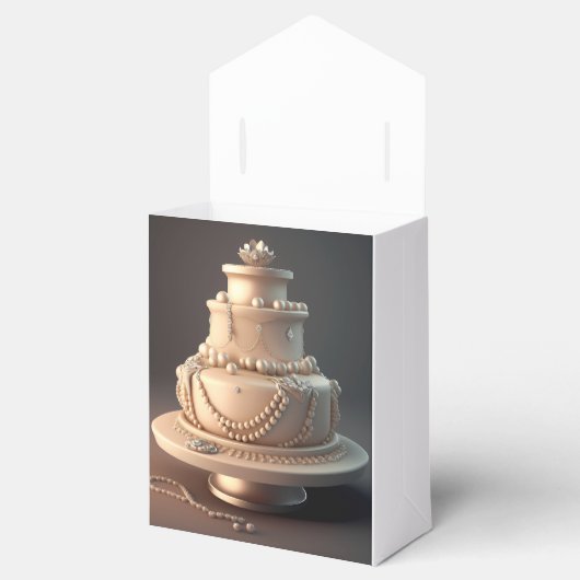 elegante sieraden-thema verjaardagsgunstboxen bedankdoosjes (Geopend)