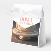 elegante sieraden-thema verjaardagsgunstboxen bedankdoosjes (Voorkant Zijde)