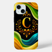 Elegante sierletter C ontwerp Case-Mate iPhone Case (Achterkant)