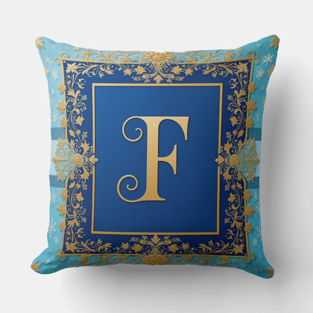Elegante Sierletters Kussen (Voorkant)