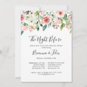 Elegante sierlijke avond voor repetitie diner kaart (Voorkant)