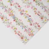 Elegante sierlijke bloemen tissuepapier (Detail)