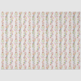 Elegante sierlijke bloemen tissuepapier