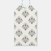 Elegante Sierlijke Dankjewel Cadeaulabel (Achterkant)