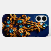 Elegante sierlijke gouden letter A Case-Mate iPhone Case (Achterkant (horizontaal))