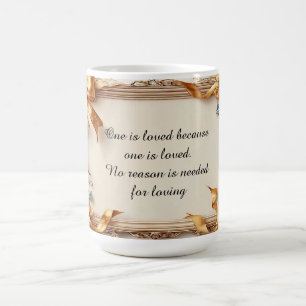 Elegante Sierlijke Gouden Lijst Koffiemok