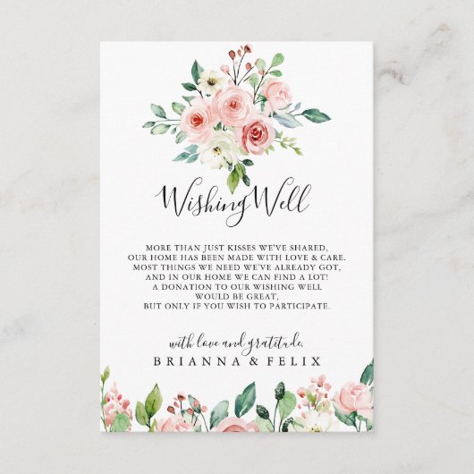 Elegante sierlijke herfst bloemenbruiloft die goed informatiekaartje (Voorkant)