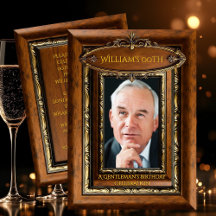 Elegante Sierlijke Rustieke Gouden Houten Foto Ver