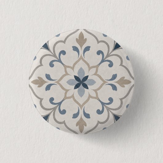 Elegante Siermotief Ronde Button 3,2 Cm (Voorkant)