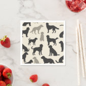 Elegante Sierrasluier Servetten - Honden Chic (Insitu)