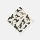 Elegante Sierrasluier Servetten - Honden Chic (Hoek)
