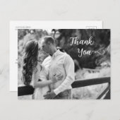 Elegante silhouet van bladeren Foto Postkaart (Voorkant / Achterkant)