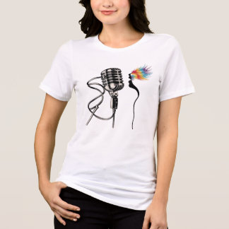Elegante Silhouette Singer Tri-Blend Shirt