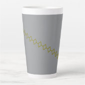 Elegante SilverFog Flow Latte Mok (Voorkant)