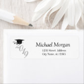 Elegante Simpele  Afstudeerhoed Etiket (Insitu)