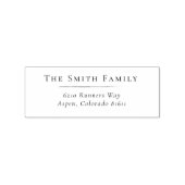 Elegante Simpele Retouradres Stempel (Afrduk)