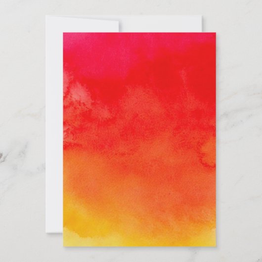 Elegante Sinaasappel Bloemen Bougainville Italië H Kaart (Achterkant)