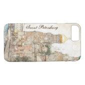 Elegante Sint-Petersburg Rusland iPhone Case | Sta (Achterkant (Horizontaal))