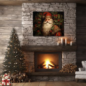  Elegante Sinterklaas Holly Red Berries Poster